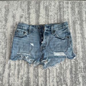 Levi's Blue Jean Shorts for Women